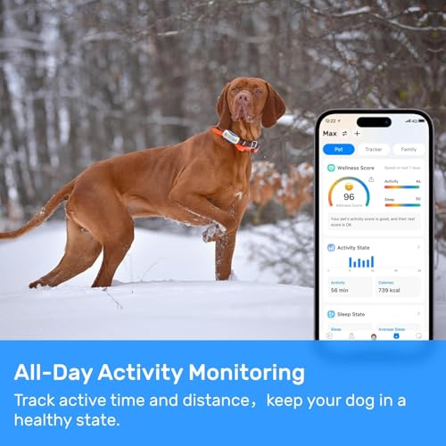 White Waterproof GPS Tracker for Dogs A612435