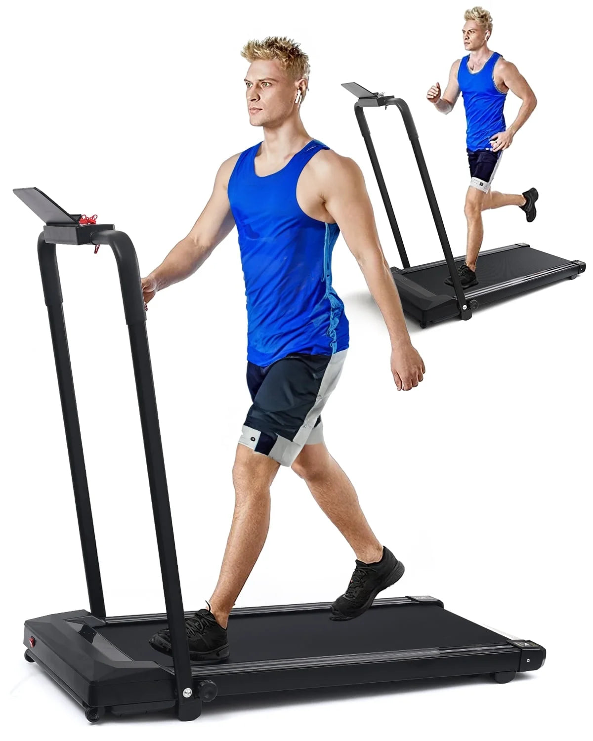 2.25HP Folding Treadmill 330 lbs Capacity E786772