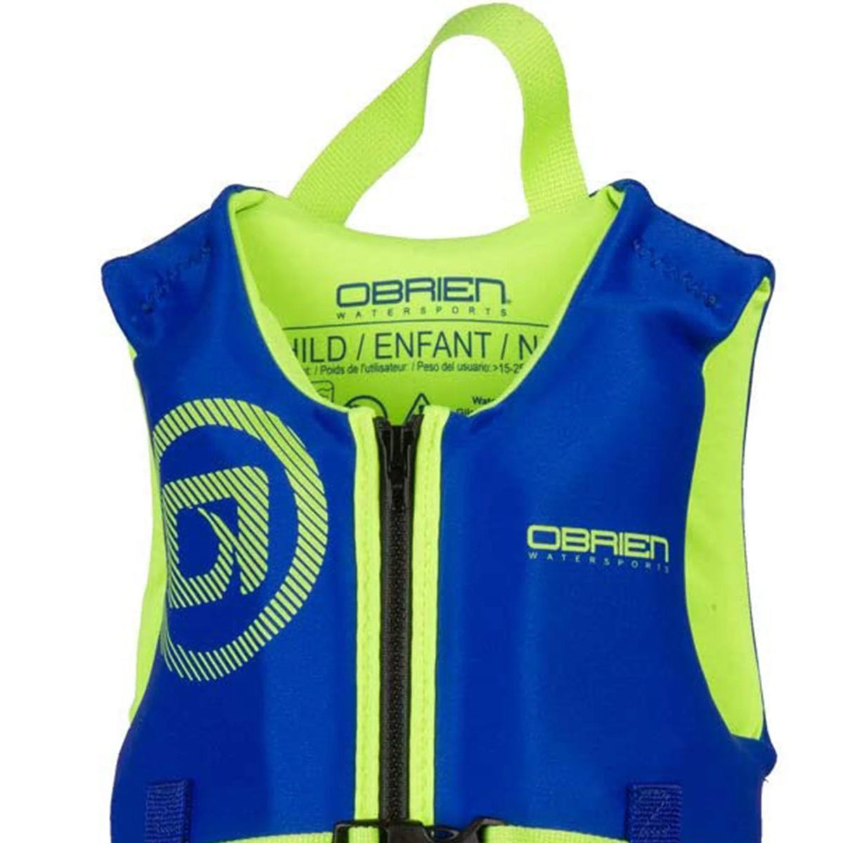 Blue Neoprene Life Jacket for Small Children 33-55 Lbs V21515