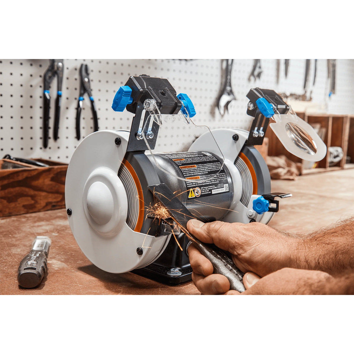 6-inch 2.1-Amp Bench Grinder S4547