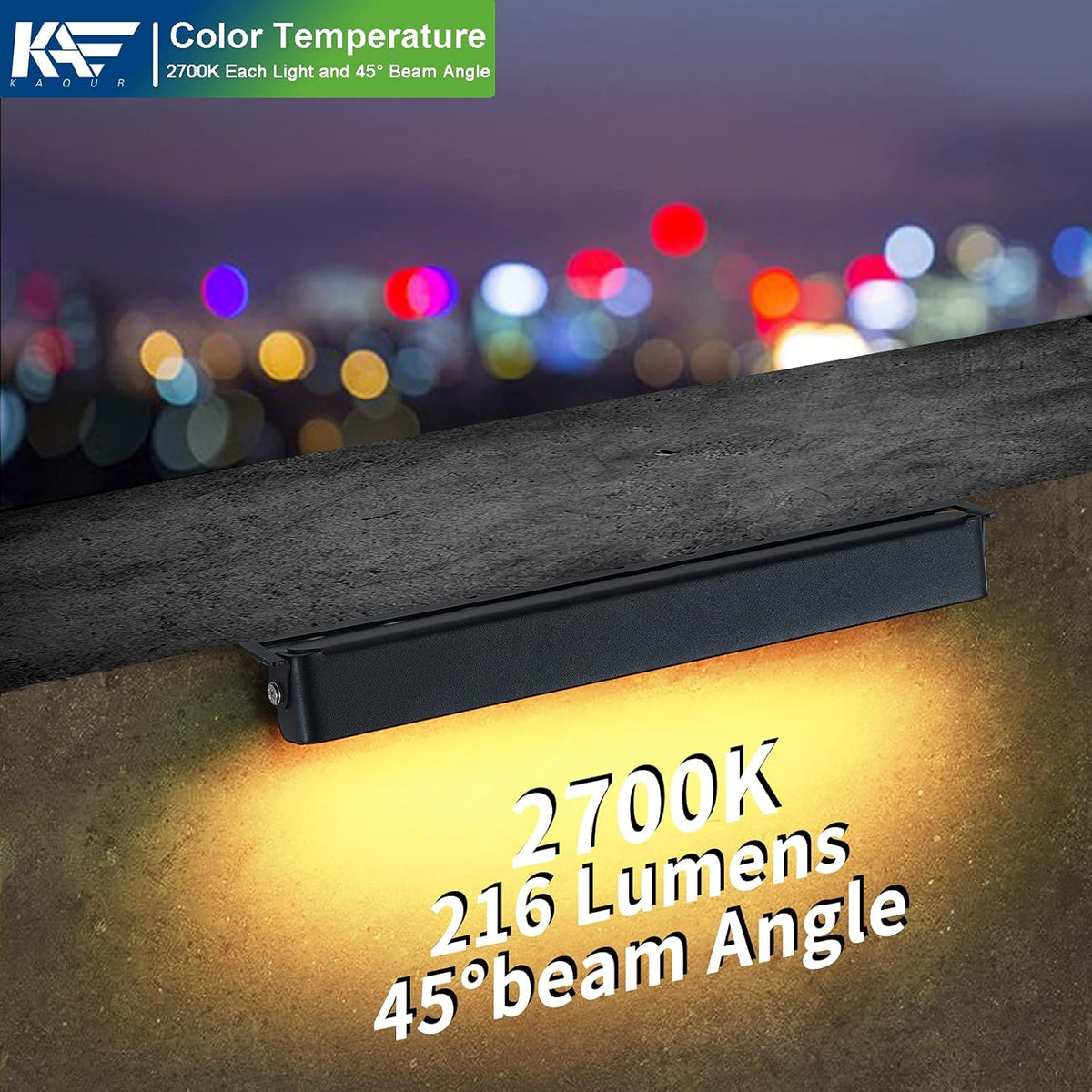 7 Inch 1.8W LED Paver Light, 12V Low Voltage Landscape Light, IP65, 2700K, 8-Pack A39345