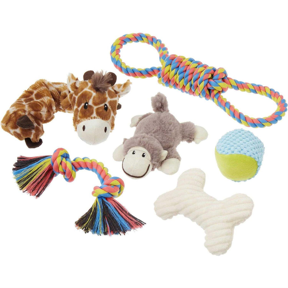Plush & Rope Dog Toy P454601