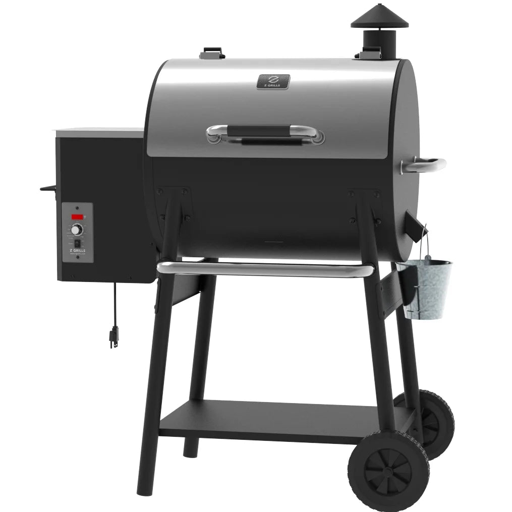 Wood Pellet Grill and Smoker Stainless Steel A714615