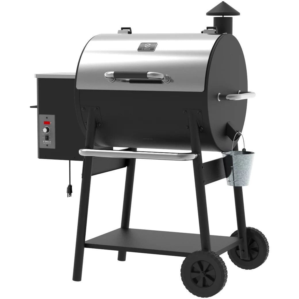 Wood Pellet Grill and Smoker Stainless Steel A714615