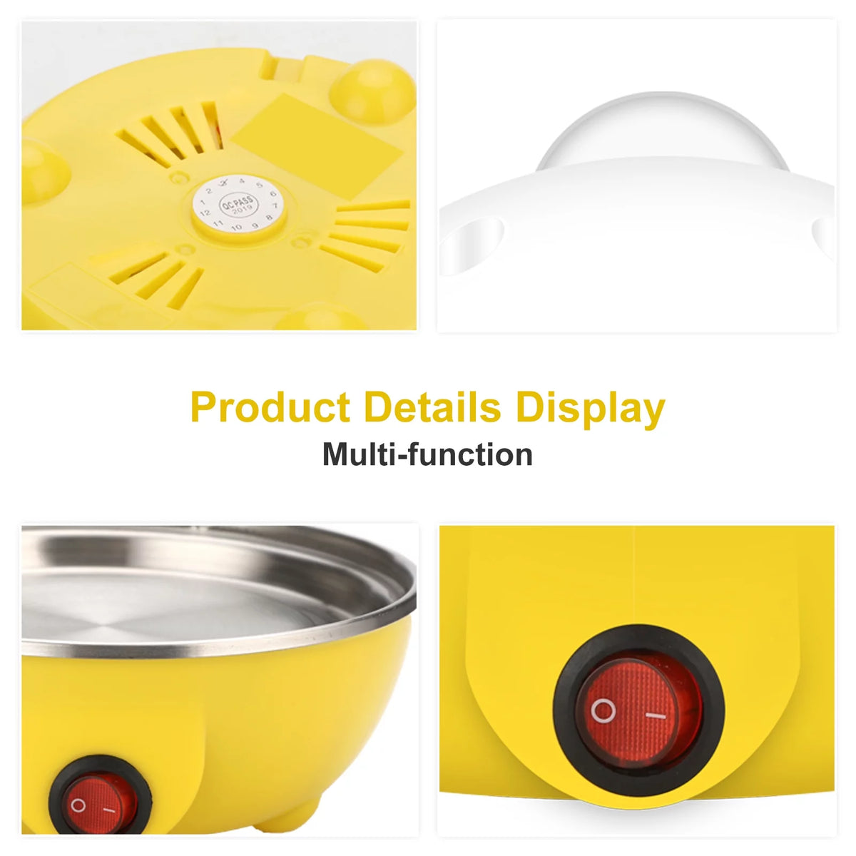 Electric Rapid Egg Cooker 14 Capacity with Auto Shut Off Z54076
