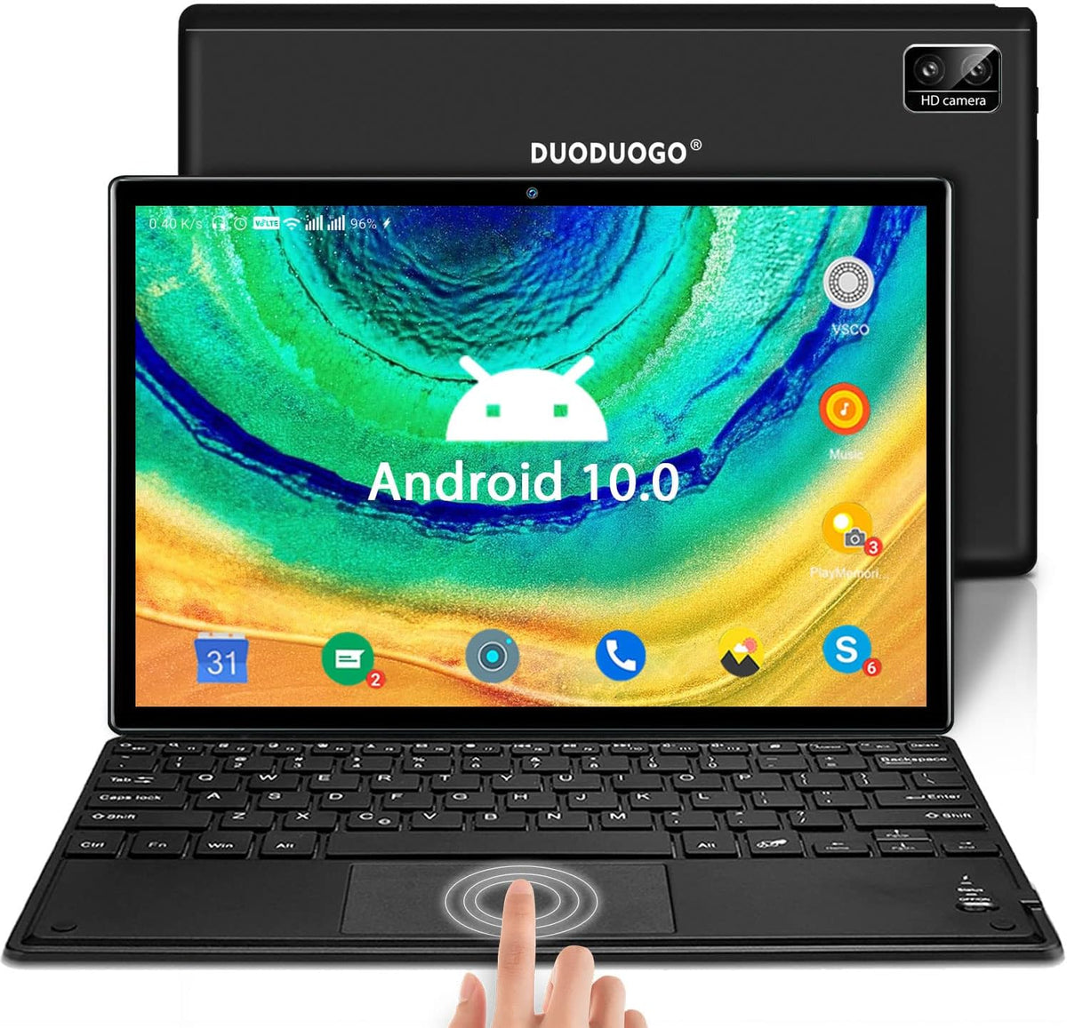 10.0 inch Quad-Core 6G+64GB Android Tablet W96430