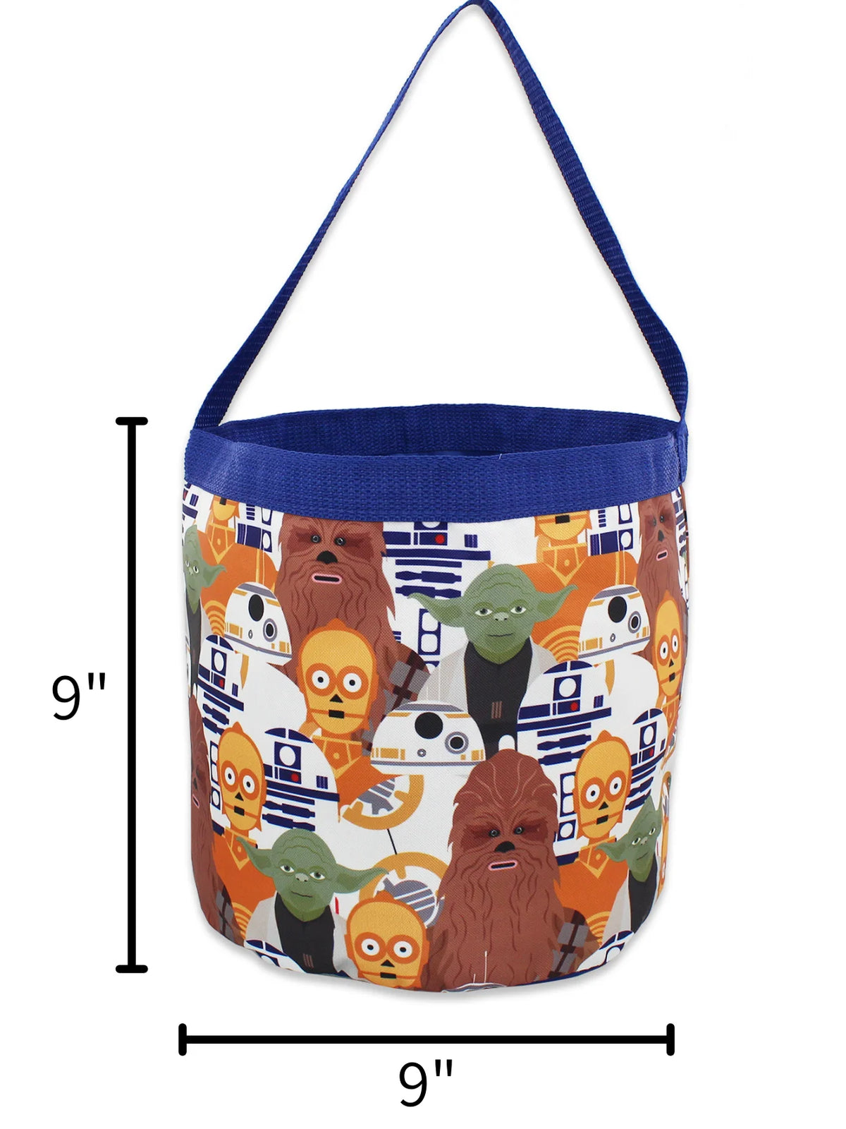 Yoda Nylon Collapsible Toy Storage Tote Bag S7872