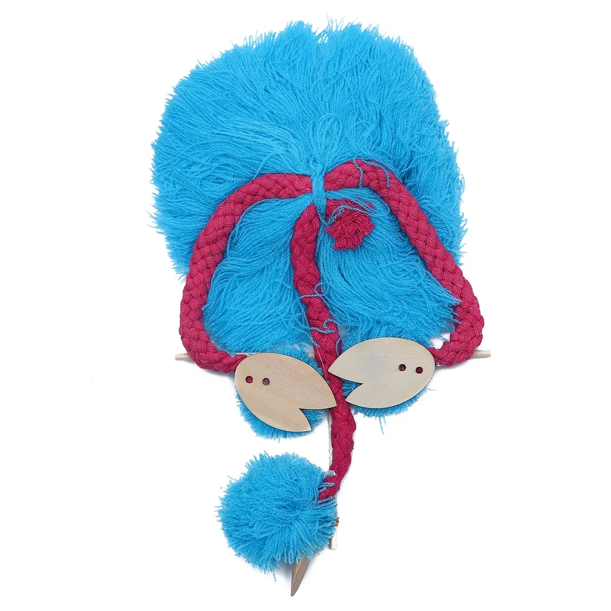 Sky-blue Plush Ostrich Marionette Toy L681