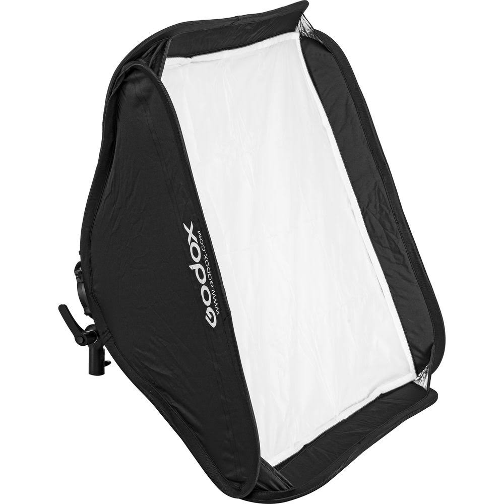 Bowens Mount Bracket with Softbox, Grid & Carrying Bag Kit 31.5 x 31.5 Inches B692937
