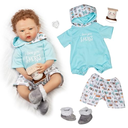 Realistic Reborn Toddler Doll with 7 Accessories J307168