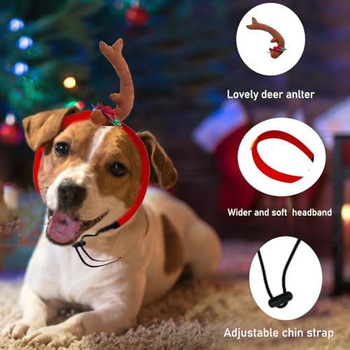 Dog Antlers Headband Christmas Outfit A8719