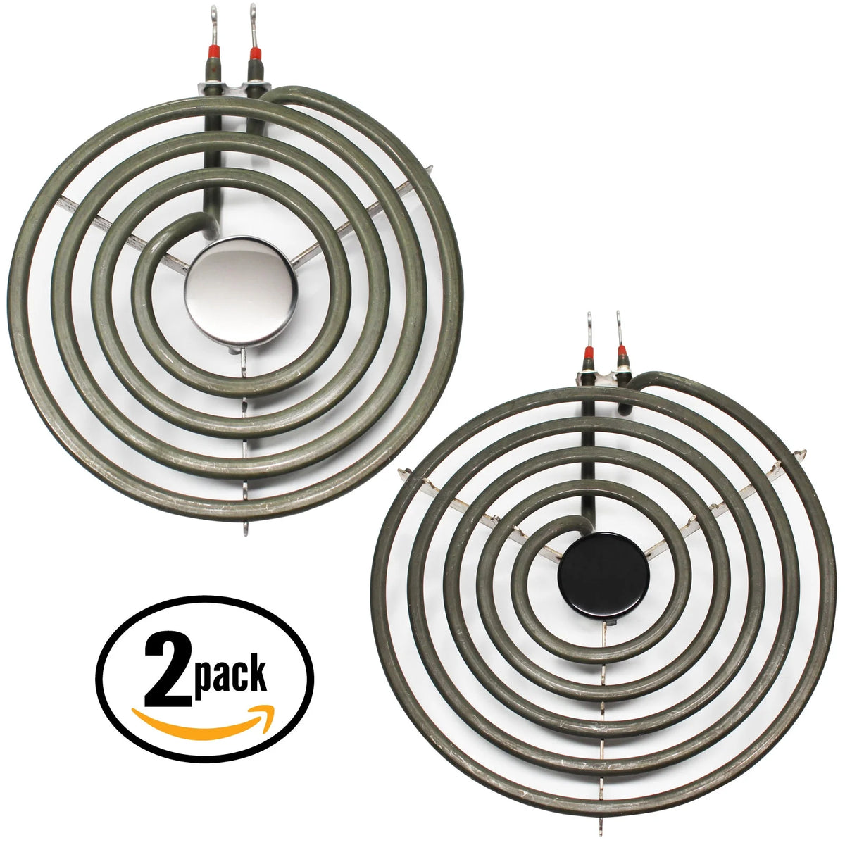 2-Pack Replacement 8 inch 5 Turns & 6 inch 4 Turns Surface Burner Elements C99122