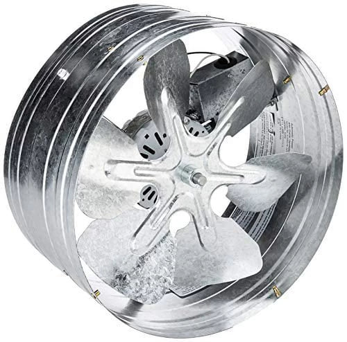 1220 CFM Gable Mount Attic Fan with Adjustable Thermostat E715