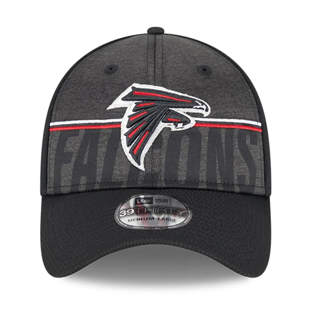 Black Atlanta Falcons 39THIRTY Flex Fit Hat Z586544