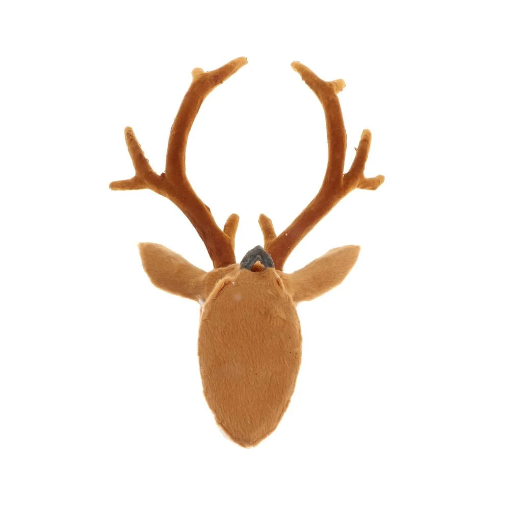 Stuffed Deer Head Wall Hanging Decor M861428