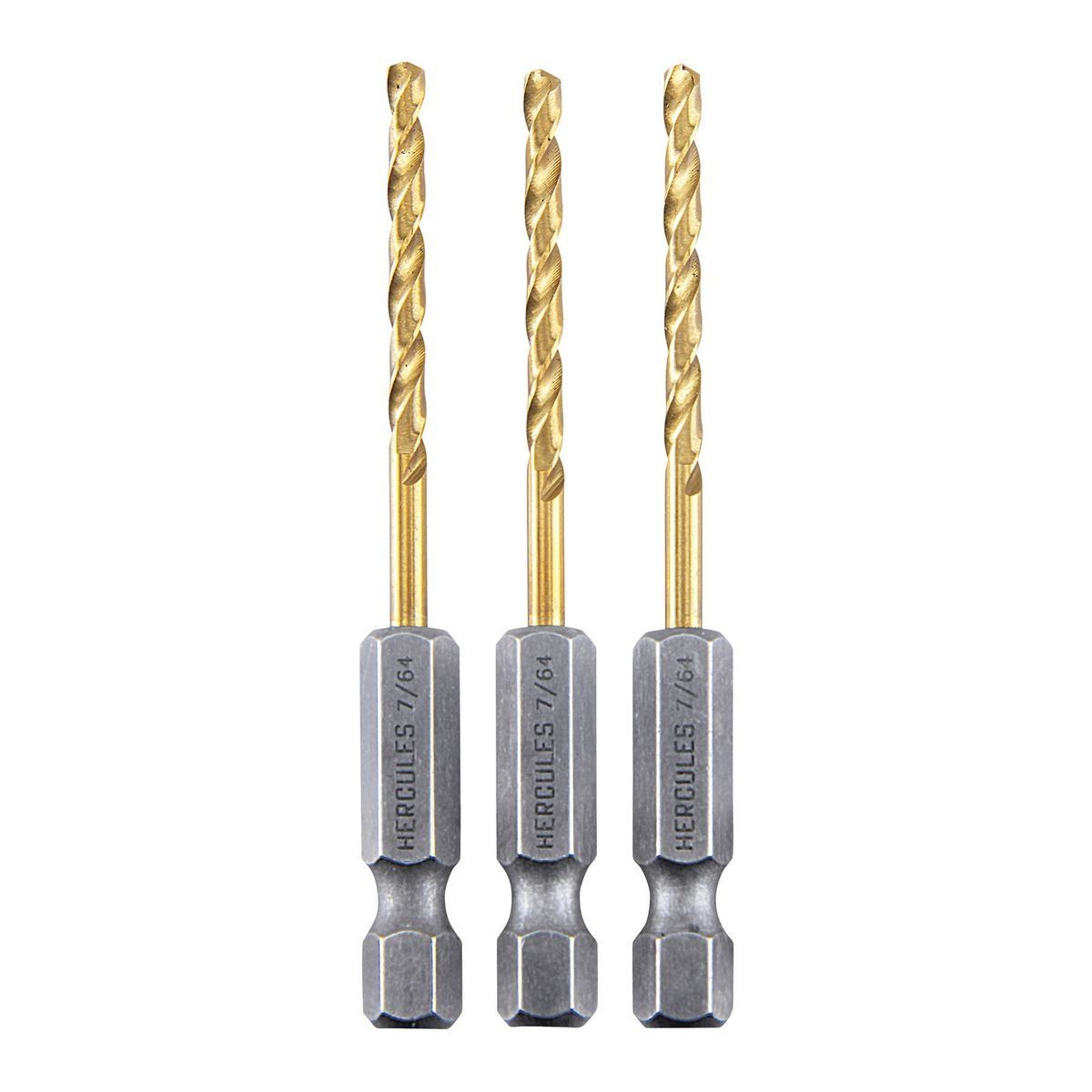 7/64 in. Titanium Drill Bit Set, 3-Piece E967483