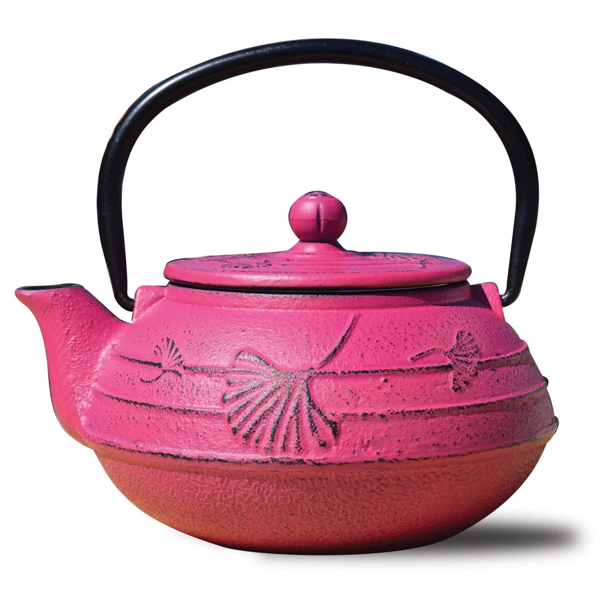 22 oz Fuchsia Cast Iron Teapot O10507