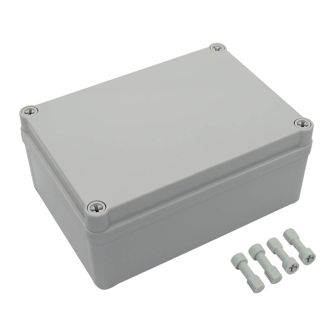 Gray Waterproof IP67 Junction Box Enclosure 11 x 11 x 7.1 inch Pack of 2 H77824