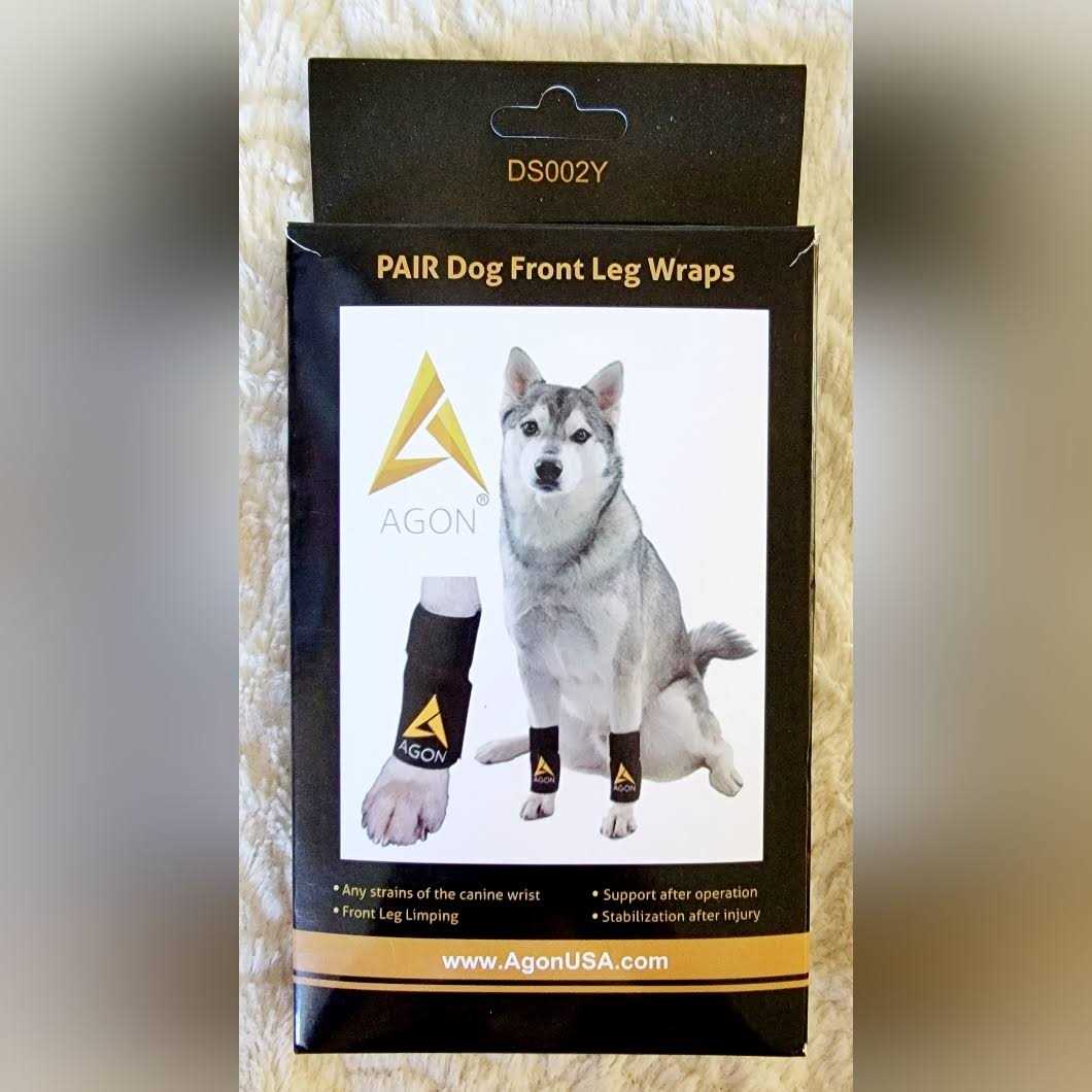 Dog Front Leg Brace Paw Compression Wraps C7626