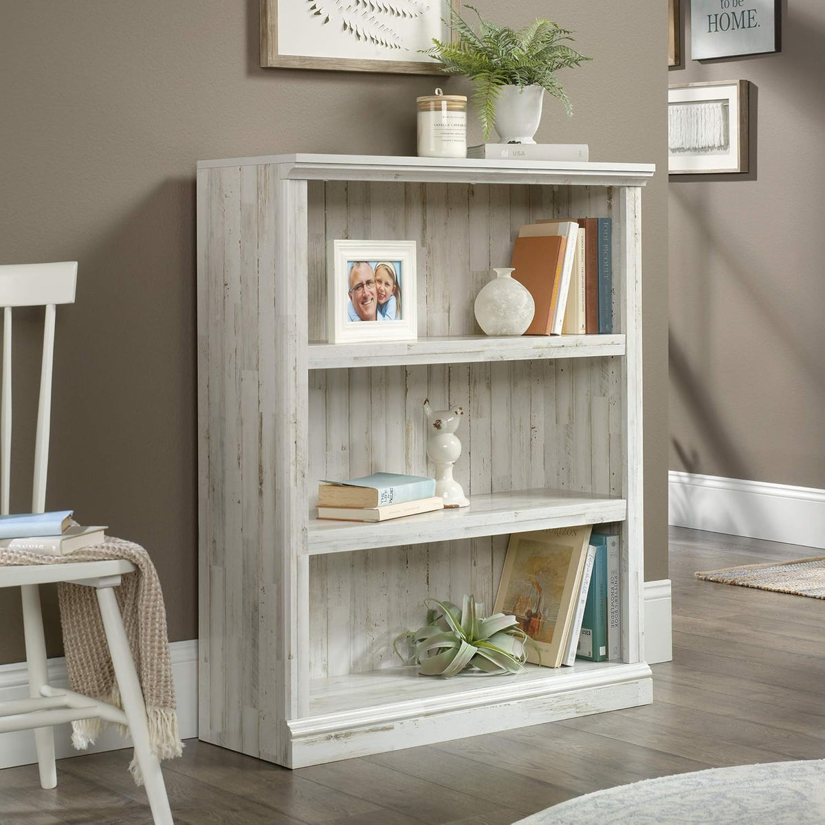 White Bookcase V94759
