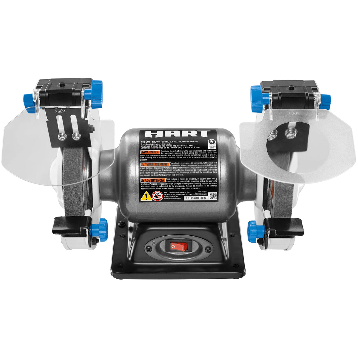 6-inch 2.1-Amp Bench Grinder S4547