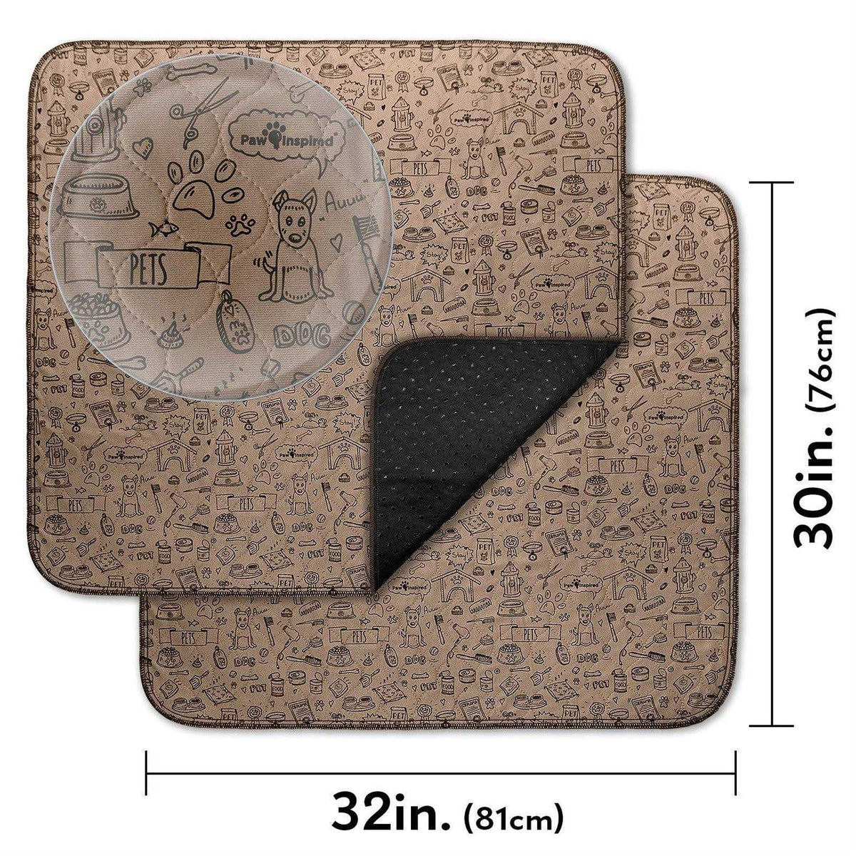 Washable Reusable Pee Pads for Dogs E70303