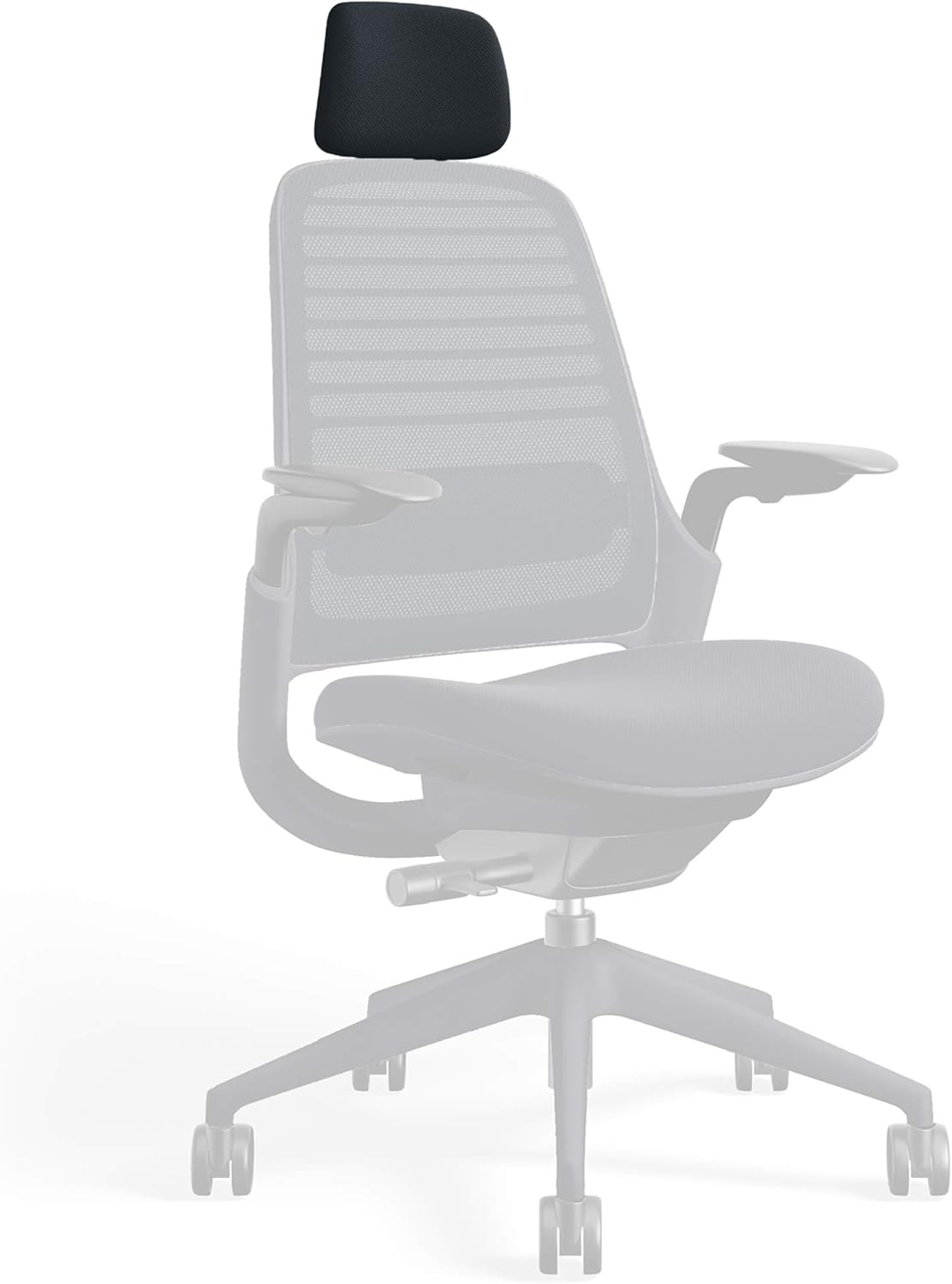 Black Frame 3D Microknit Fabric Headrest L8975
