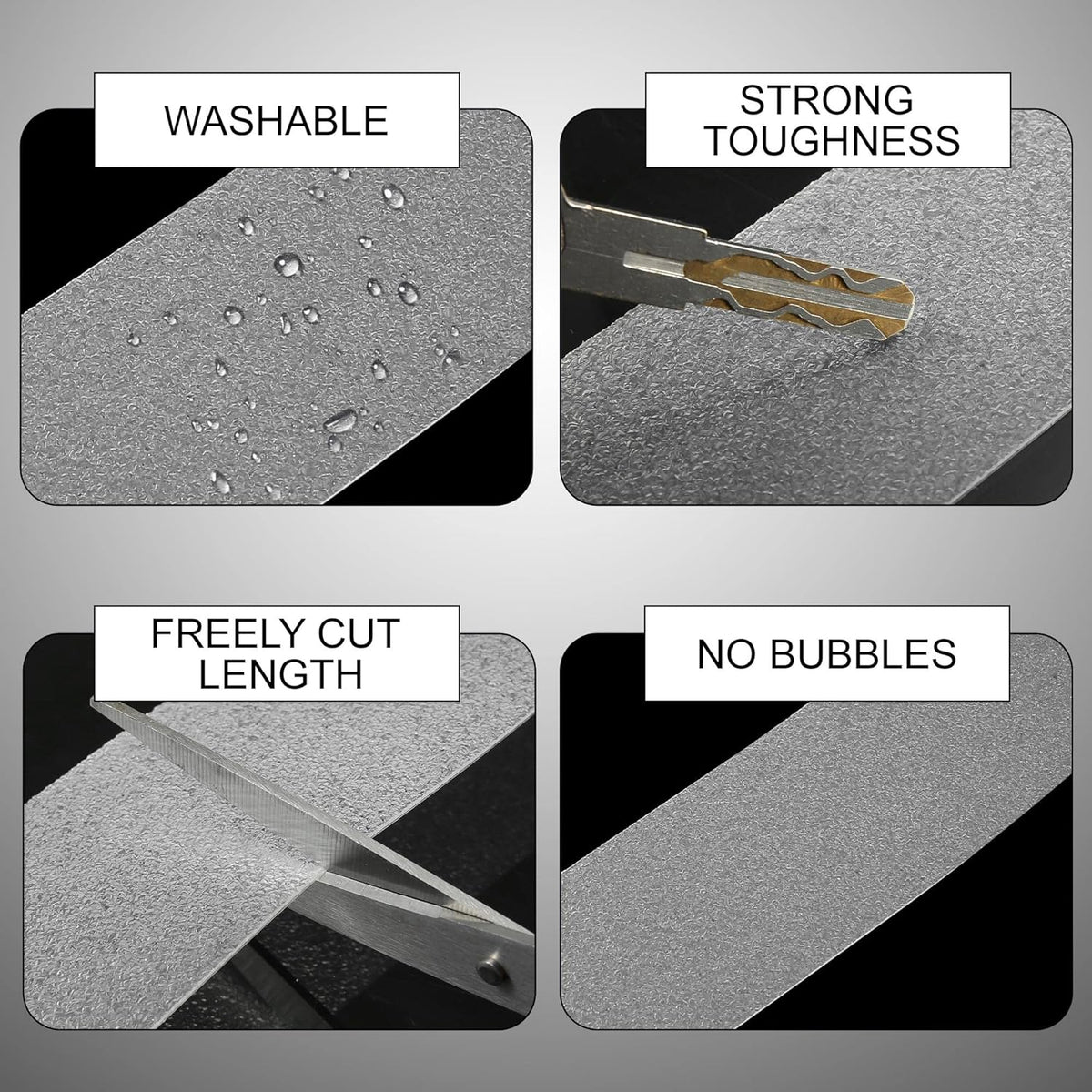 Clear Door Edge Guard Film 7cm x 5 Meter Pack of 2 L61183