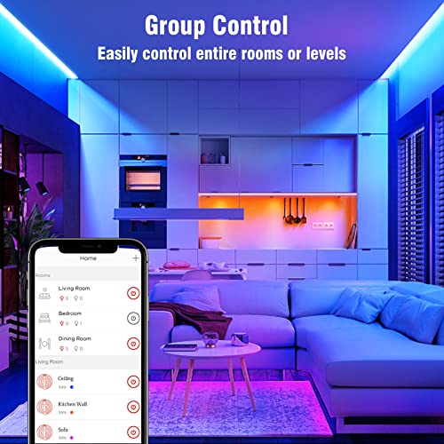 Smart LED Multicolor Light Strip Kit 10M RGBW I6473