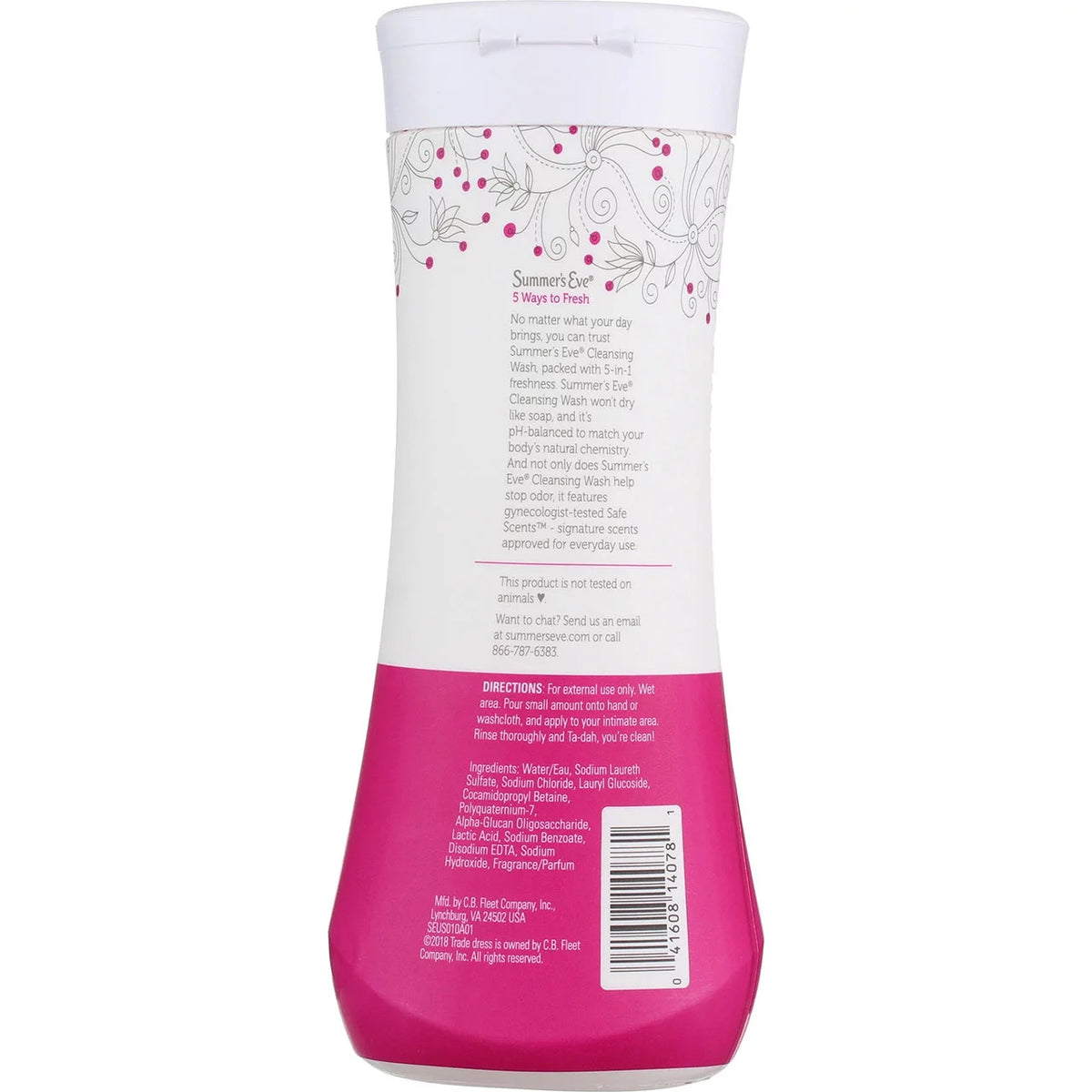 5 Pack 15 Ounce pH-Balanced Cleansing Wash I79966