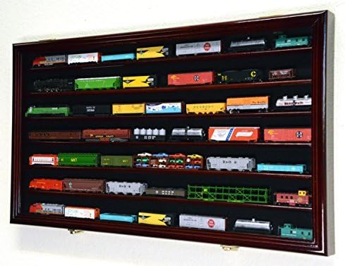 N Scale Train Display Case Cabinet Wall Rack F266786