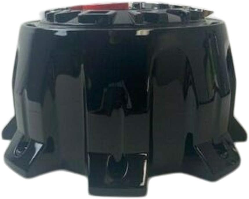 8 Lug Gloss Black Wheel Center Cap Pack of 2 T9734