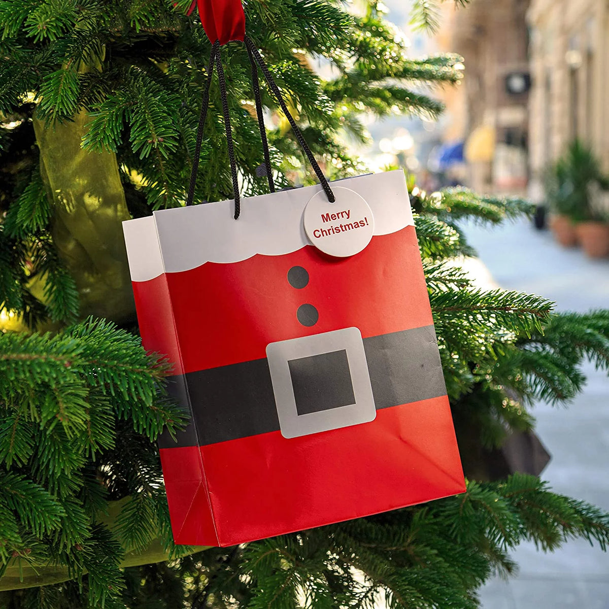Christmas Gift Bags 12 Piece Pack with Handles F704