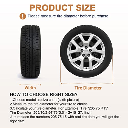 Waterproof Tire Covers Set of 4 R59001