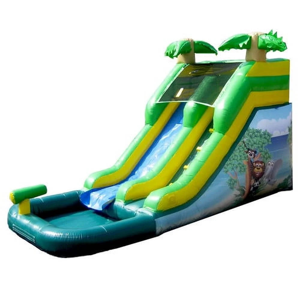 Inflatable Water Slide with Splash Pool H414