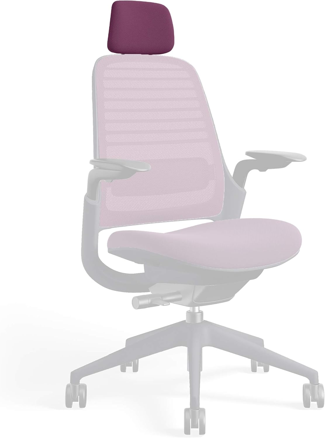 Black Frame 3D Microknit Fabric Headrest L8975