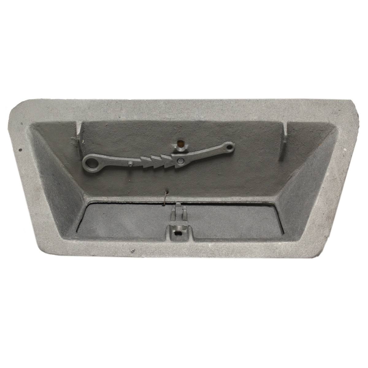 Black Fireplace Damper T695