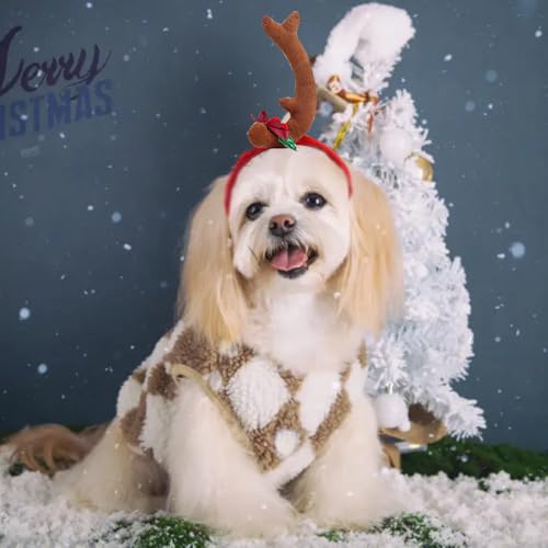 Dog Antlers Headband Christmas Outfit A8719