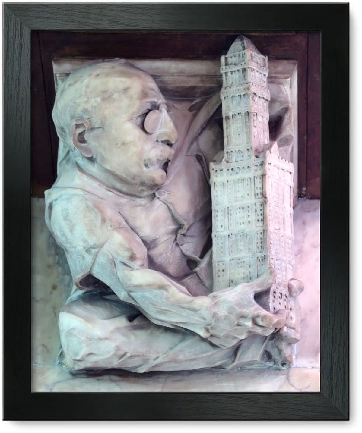 Framed Print: Architectural Details, The Woolworth Building, New York O5518