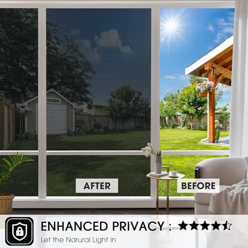 Black 23.6x78.7in Window Film H535535