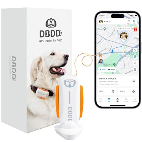White Waterproof GPS Tracker for Dogs A612435