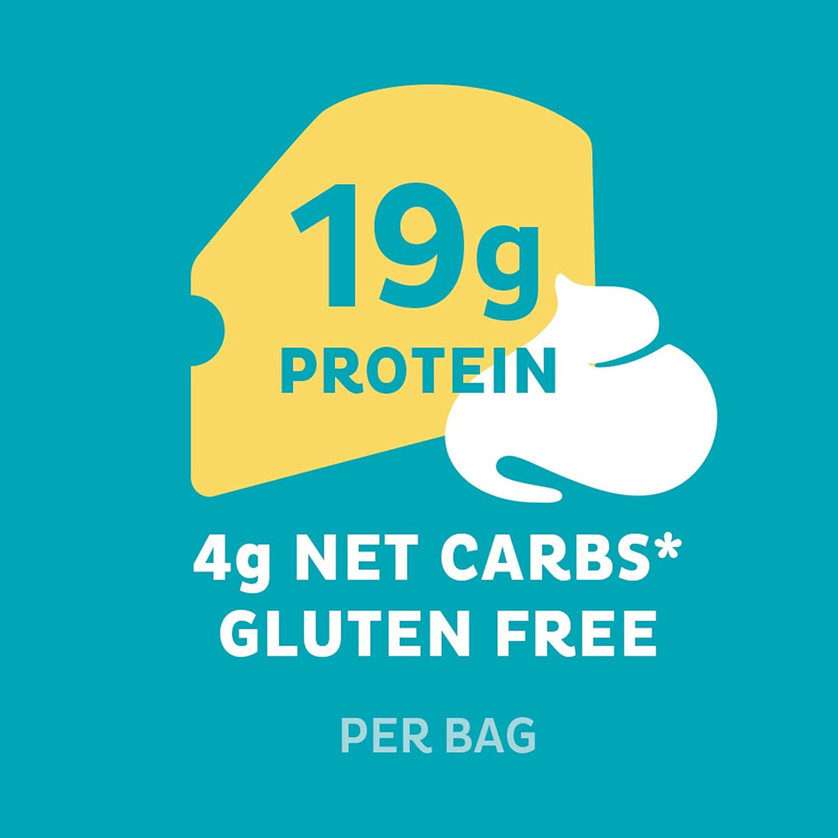 Cheddar & Sour Cream and Loaded Taco Flavors Protein Chips, 1.1 Ounce (Packs of 12) E242
