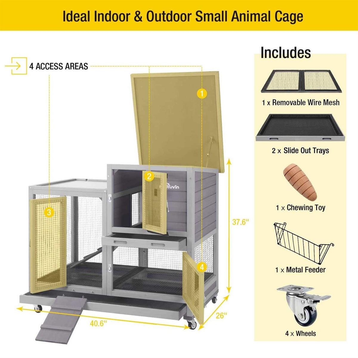 Indoor Outdoor Rabbit Animals P411