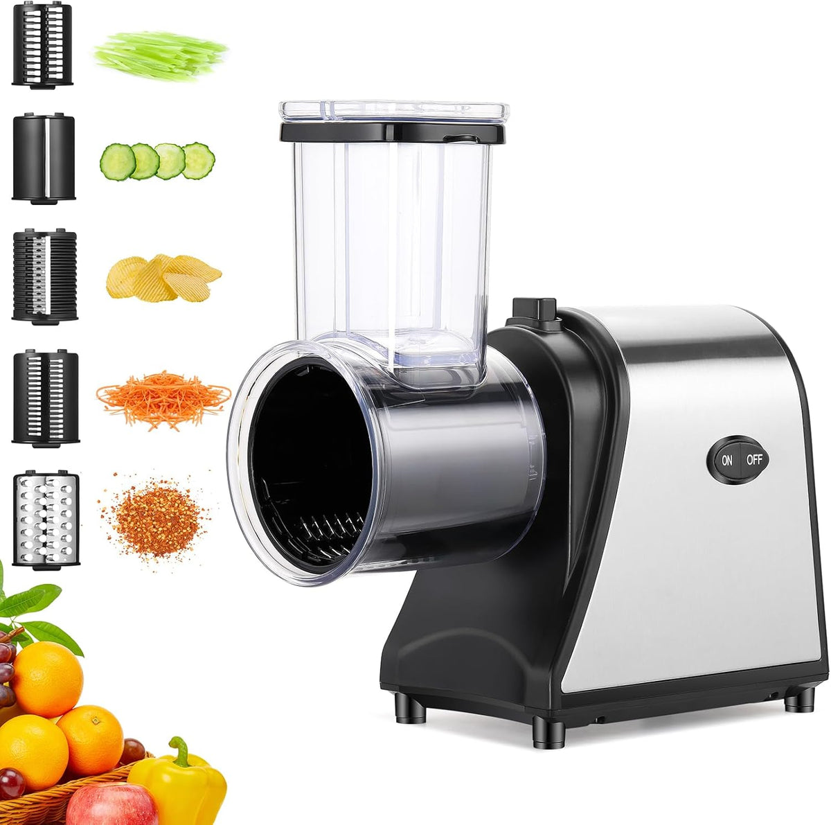 250W Electric Cheese Grater Slicer Shredder I27378