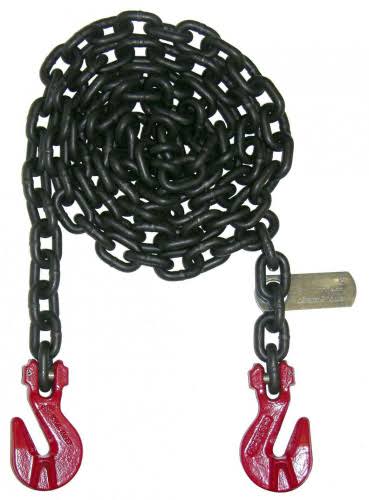 Grade 80 Tagged Tow Chain, 3/8x22 x 10 T266045