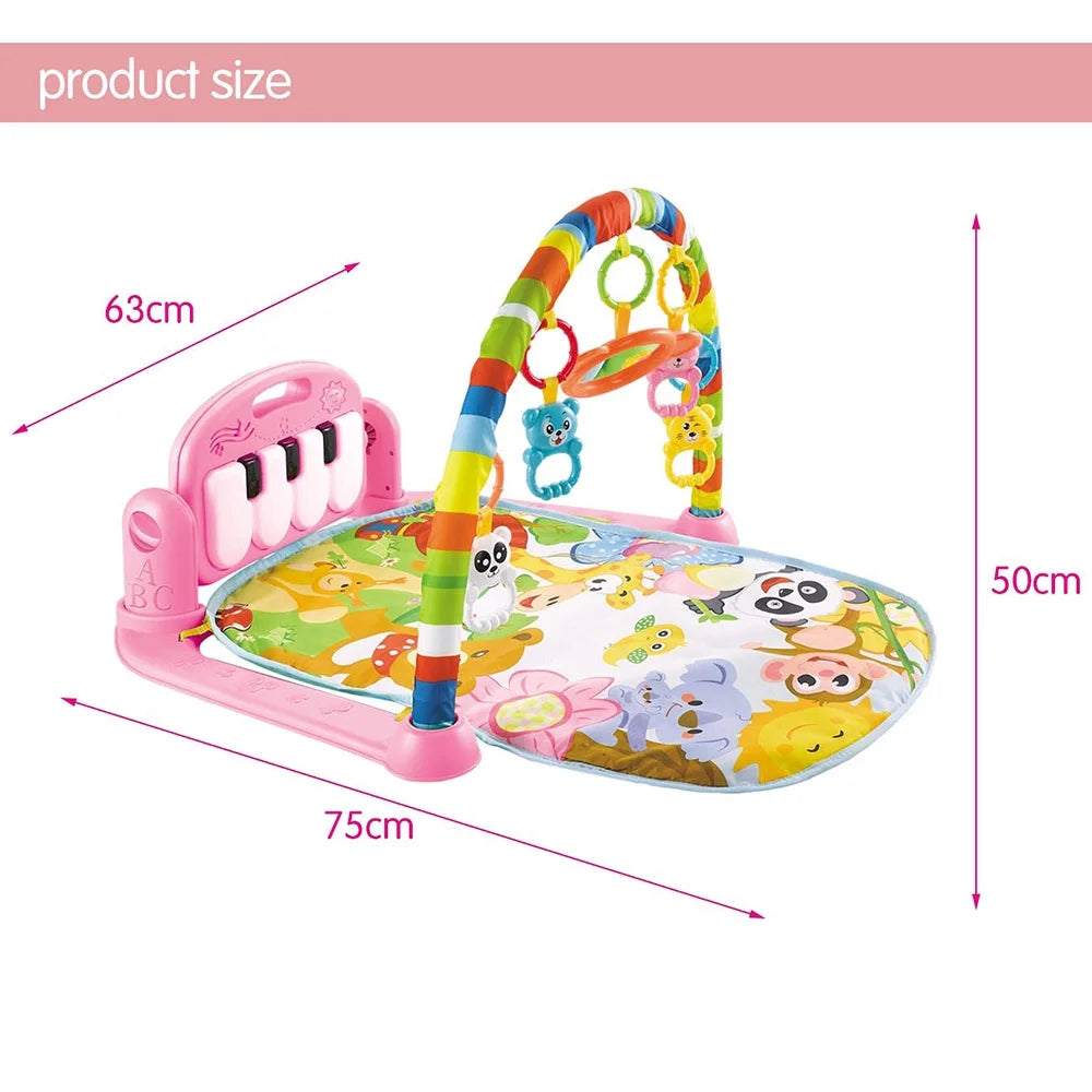 Playmat Kick and Play Piano Gym with Hanging Mirror Y20110