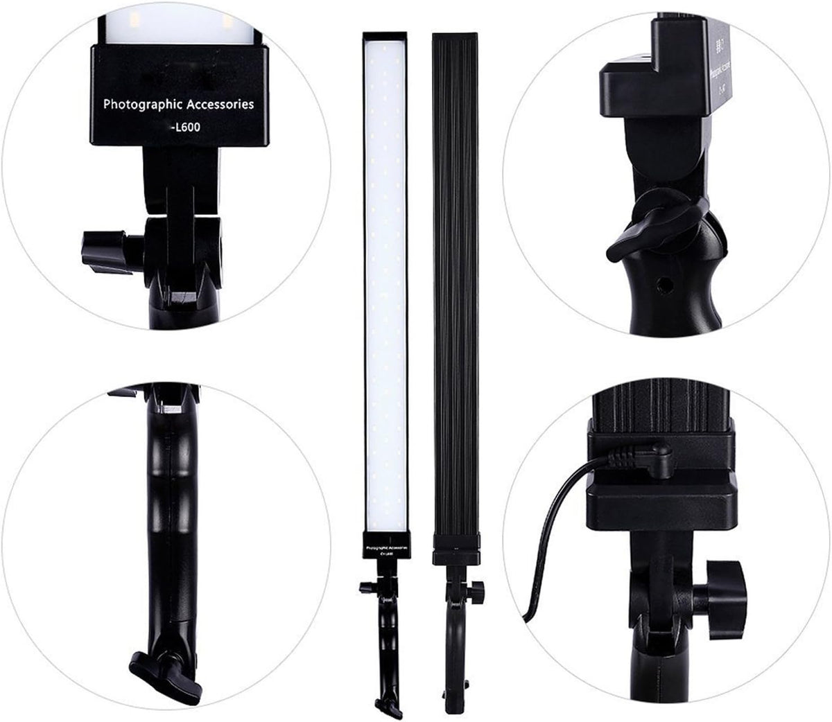 36w Dimmable LED Video Handheld Lights Photography Studio Continuous Output Lighting Kit with Tripod Stand Z341700