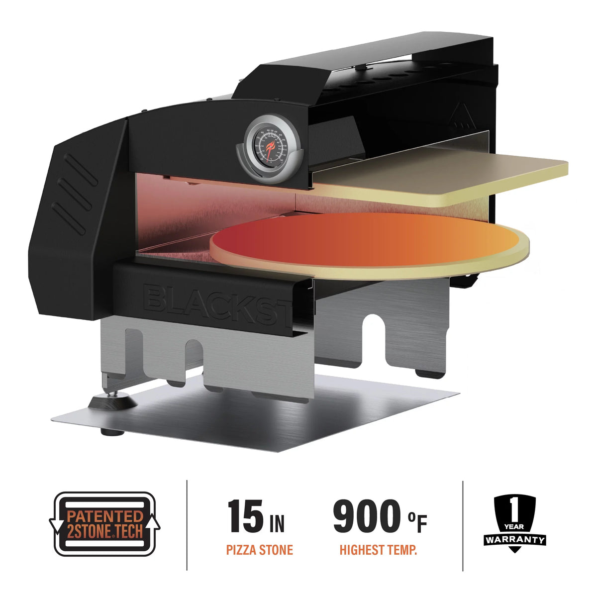Pizza Oven Conversion Kit with 15 Cordierite Stone G369662