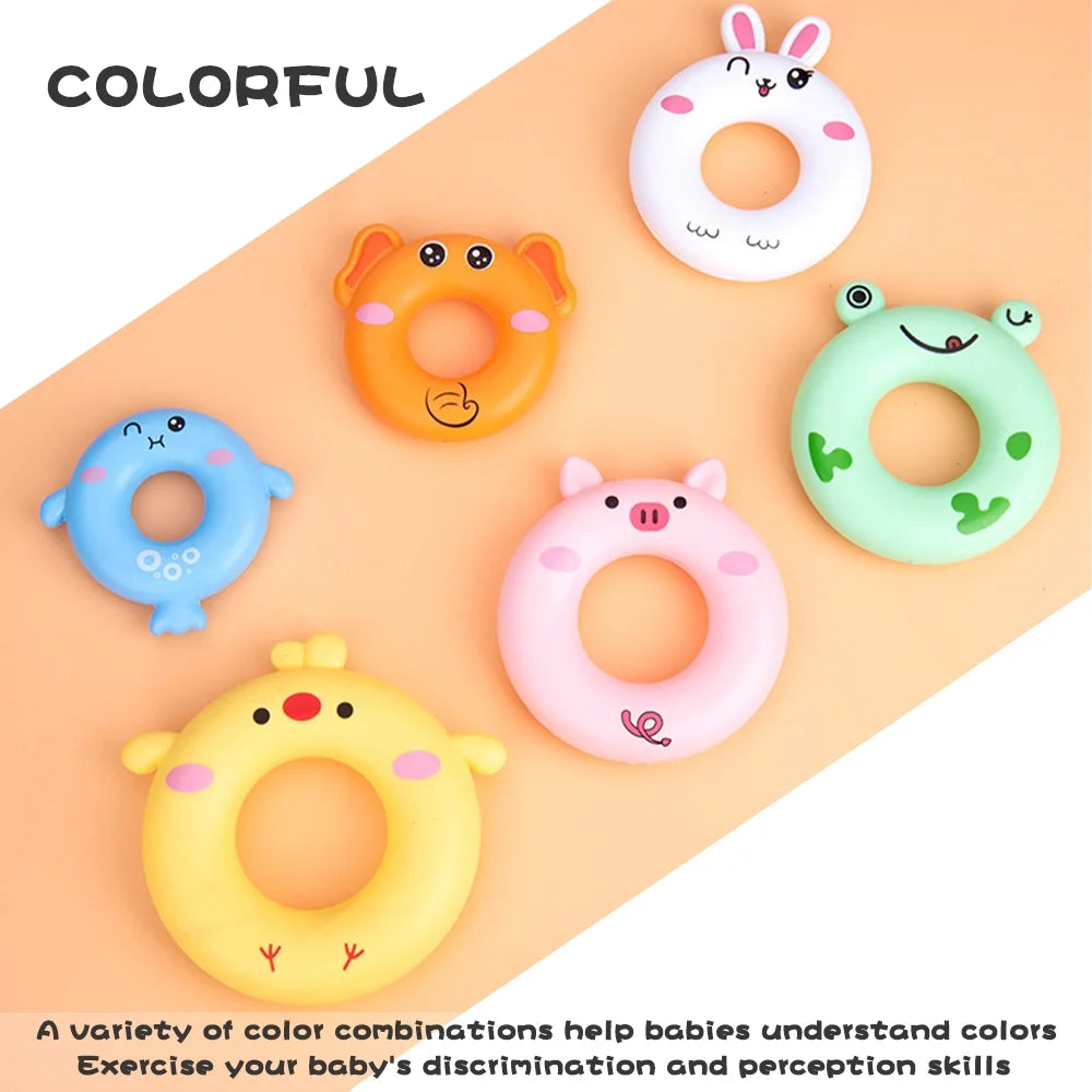 7 Pcs Soft Stacking Rings Toy M7530