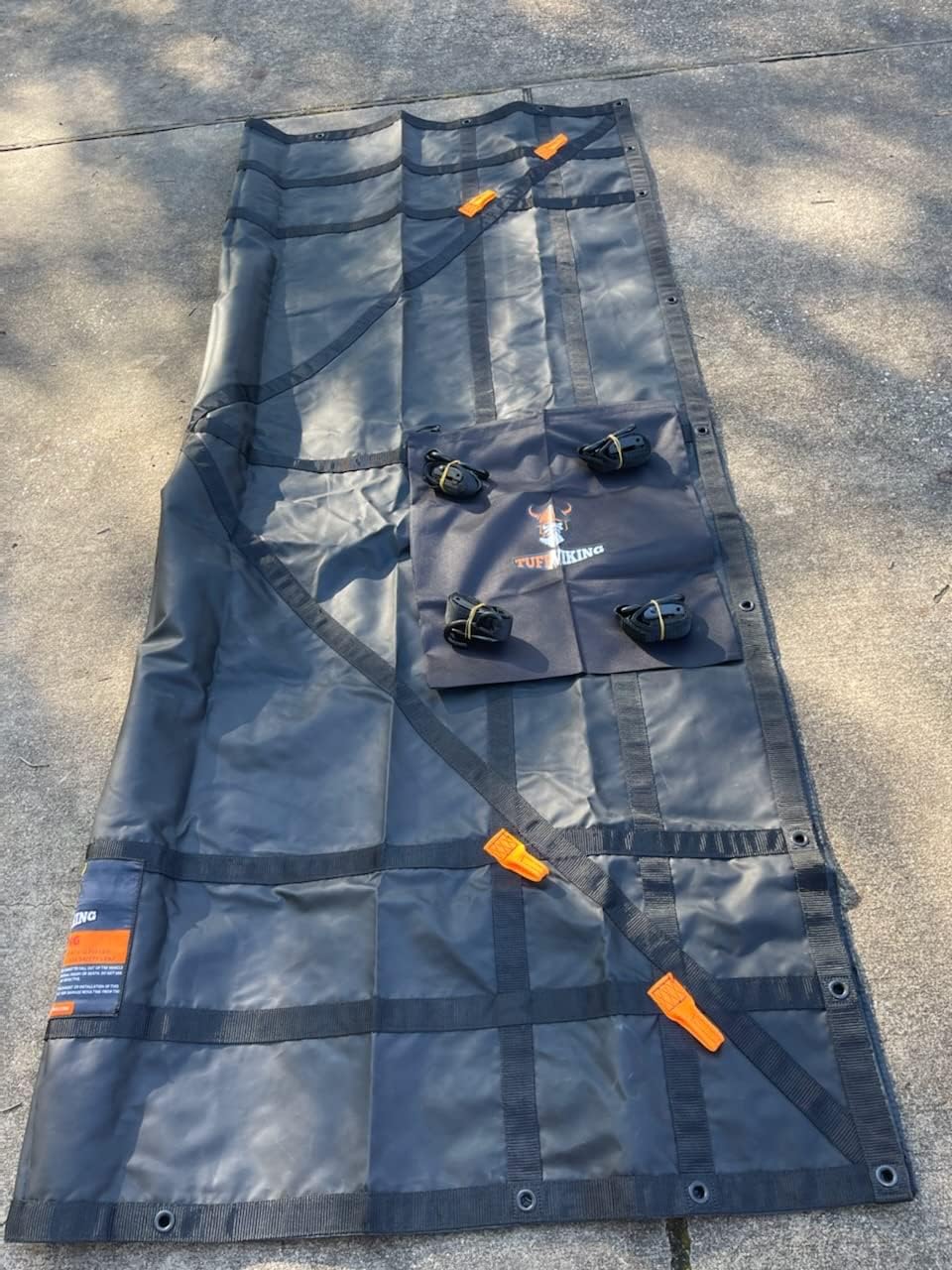 Waterproof Heavy Duty Truck Bed Cargo Net ( 6.75' x 8') N5779